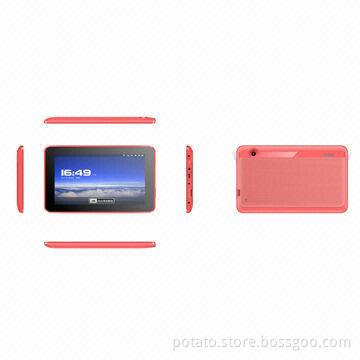 Pink Color Google's Android Tablet PCs, 800 x 480P Resolution, 4GB NAND Flash Memory